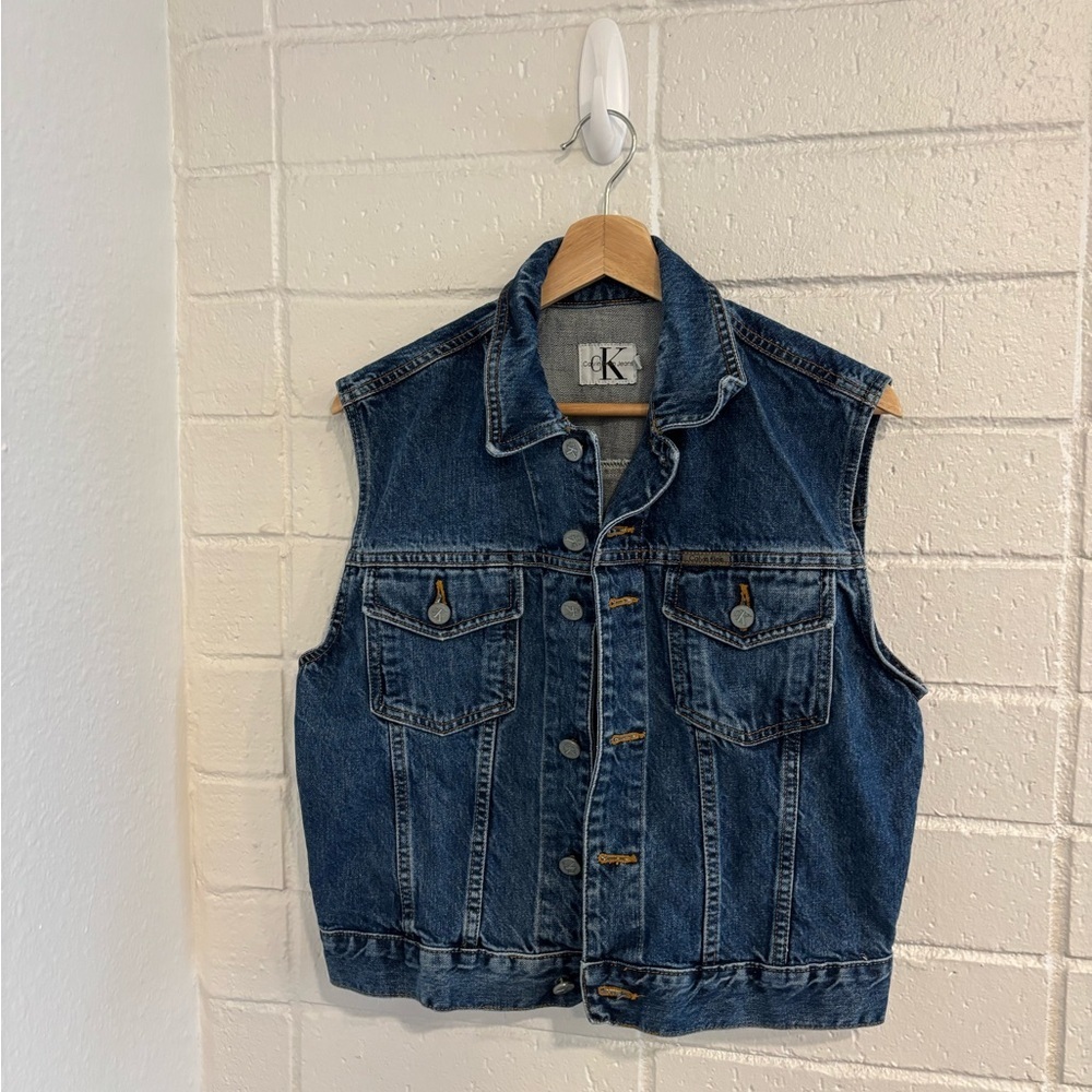 Vintage Calvin Klein denim vest